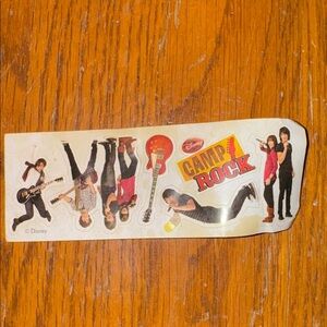 Disney Camp Rock Sticker Sheet Joe Jonas Demi